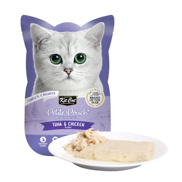 Kit Cat Petite Pouch 70g – Tuna & Chicken (1 Box -24pcs)